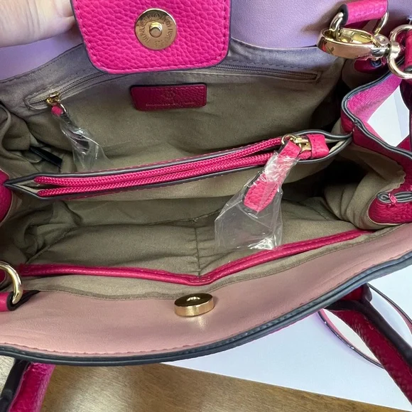 Nanette Lepore Mandie Satchel Hot Pink - Picture 8 of 9